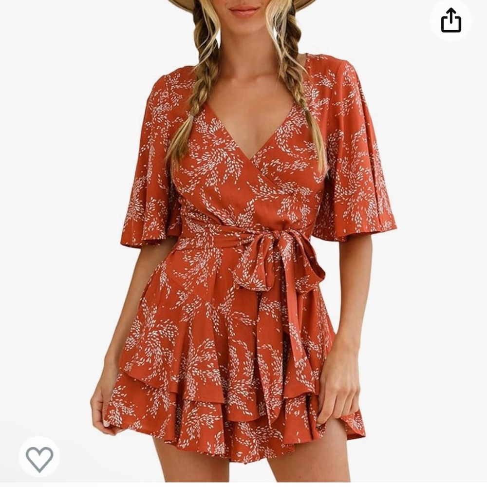 Red romper